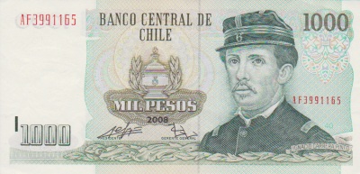 1000 Chilian Pesos