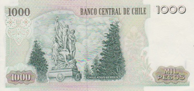 1000 Chilian Pesos