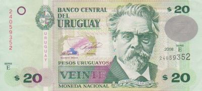 20 Uruguayan Pesos